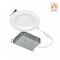 Jesco LED 4'' Fire Rated Round Shallow Regressed 12W 90CRI Downlight Fixture RLF-4612FR-SW5-WH - alternate 3